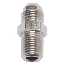 Edelbrock 660421 Endura -4AN Flare to 1/8" Pipe Straight Adapter Fitting