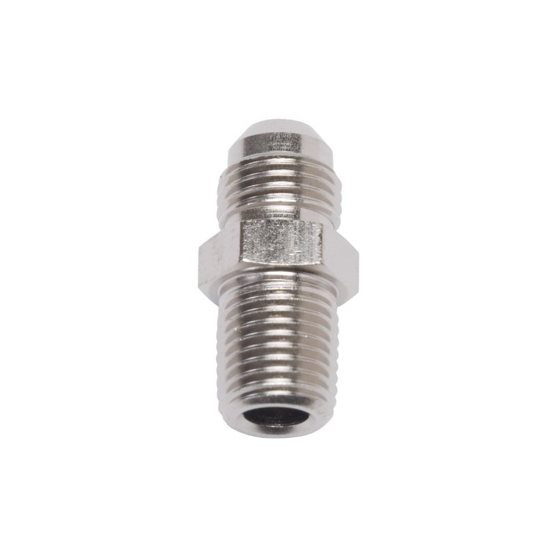 Edelbrock 660421 Endura -4AN Flare to 1/8" Pipe Straight Adapter