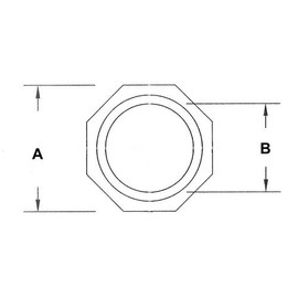 Morris Products 14705 Malleable Reducing Bushing, 3-1/2" - 2" Trade Size, 1-Pack