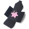 filzschneider Felt Key Fob – Hexagonal Star – Pink –