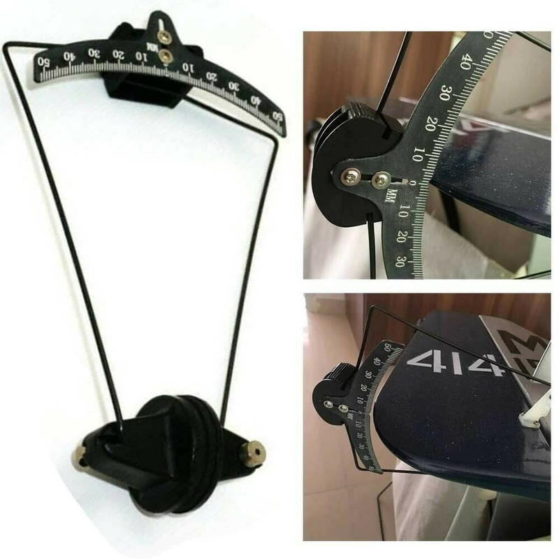 ZEZEFUFU 0-50° Measurement RC Fixed Wing Plane Model Inclinometer Aileron