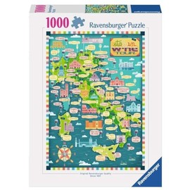 Ravensburger - 1000 Piece Wine Tour Puzzle of Italy | Puzzle 1000 Pieces Landscapes with a Size of 70 x 50 cm | Gift for Adults and Children from 14 Years and Over