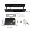 CCJH Sliding Barn Door Locks Invisible Door Handle Locks with