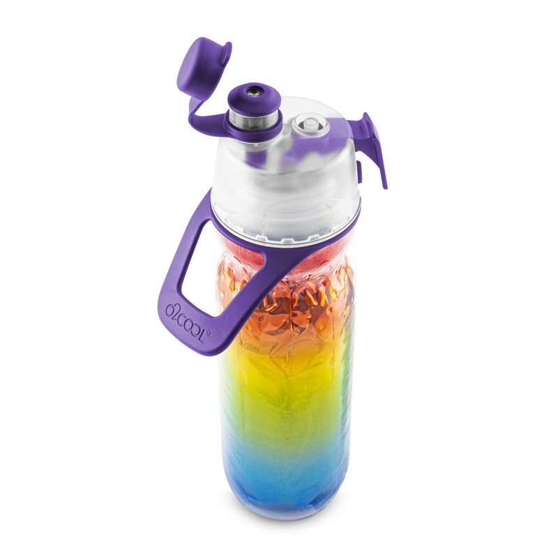 O2COOL Mist 'N Sip Misting Water Bottle 2-in-1 Mist And