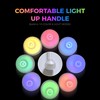 POITOI LED Poi Balls Rechargeable with 34 Vibrant Color Light