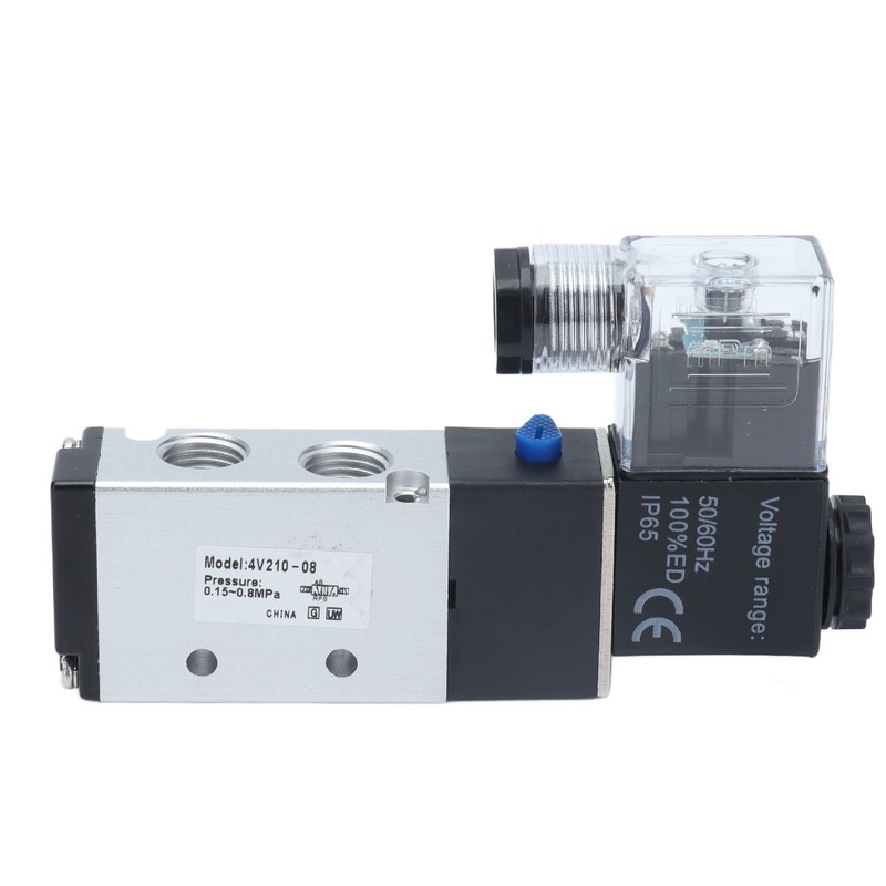 4V210‑08 Electric Solenoid Valve Normal 2 Position 5 Ways Air