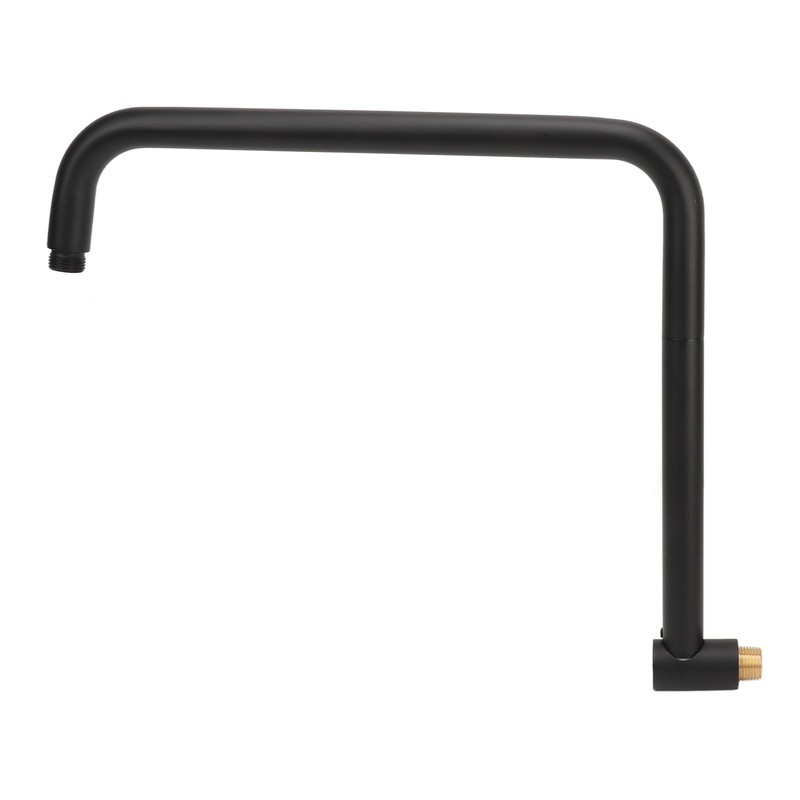 Shower Head Extension with Flange S Shape Shower Arm Wall