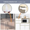 10 Pack Child Cabinet Locks, Baby Proofing Safety Locks for