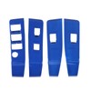 Front and Rear Doors 4pcs Look Interior Door Armrest Window