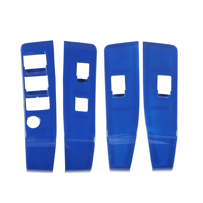 Front and Rear Doors 4pcs Look Interior Door Armrest Window