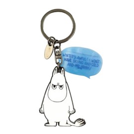 Marimo Craft MOM-609 Moomin Key Chain in PVC Case, Approx. W 2.0 x H 2.0 inches (50 x 50 mm)