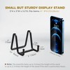 Plate Holder Easel Display Stand - 3 inch Metal Plate