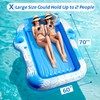 Inflatable Pool Lounger Float for Adults - 70" x 60"