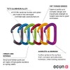 Ocun Hawk Wire Carabiner Pack of 6