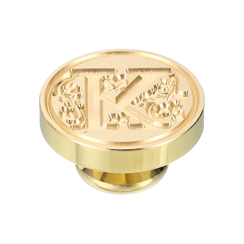 PATIKIL Alphabet K Wax Seal Stamp, Initial Letter Sealing Wax