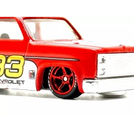 Shop164 5x PACK Red Elect Advan V2 11mm For HW 83 Silverado Wheels Lettered Rubber Tires