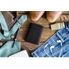 Stealth Mode Trifold RFID Blocking Leather Wallet for Men (Black)