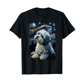 Havanese Dog Starry Night T-Shirt