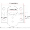 NRC&XRC Pair Marine Boat Hand Rail Fitting 316 Stainless Steel