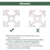 EYPINS Mounting Material Angle Aluminium Profile 30 x 30 Groove