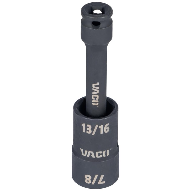 VACO VAC4100 10-Piece 2-in-1 Impact Flip Socket Set with Case,