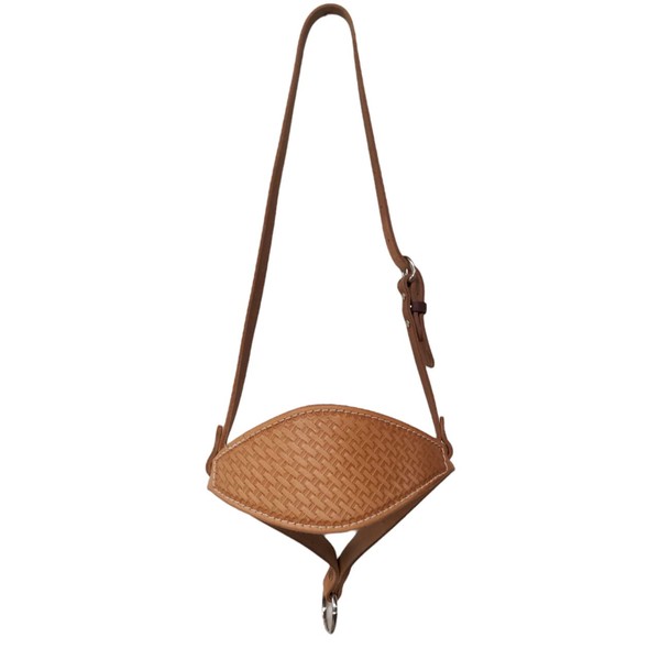 HR Saddlery Basket Weave Tooling Bronc Noseband