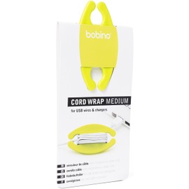 Bobino Cord Wrap - Medium - Lime - Stylish Cable and Wire Management or Organizer