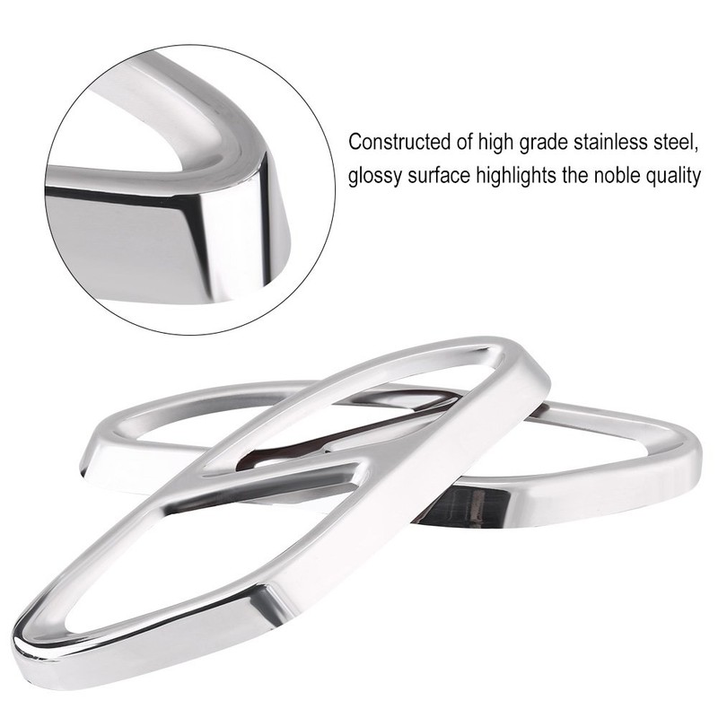 Exhaust Muffler Covers, Exhaust Tailpipe Cover Trim Replacement for GLC