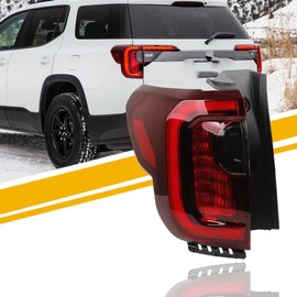 Dasbecan Tail Light Assembly Rear Lamp LED Type Compatible with 2020 2021 2022 2023 GMC Acadia AT4 Left Driver Side 85150721 84863046