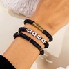 RINHOO FRIENDSHIP Clay Bead Bracelets Set for Women Bohemian MAMA