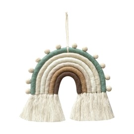 TVSVKWE 1 Piece Of Rainbow Pendant, Children'S Room Decoration Pendant, Home Accessories, Creative Woven Pendant, Cute And Simple Pendant.