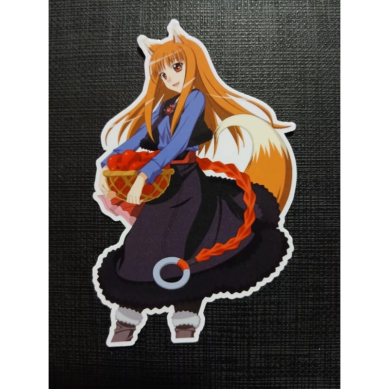 Holo Spice and Wolf Glossy Sticker Anime Waterproof!
