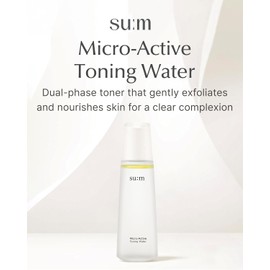 Agua tonificante microactiva (5,07 fl oz). Tónico exfoliante suave de doble fase con baja irritación, textura de la piel mejorada y aumento de luminosidad. Cuidado de la piel coreano. PHA, biopéptido.