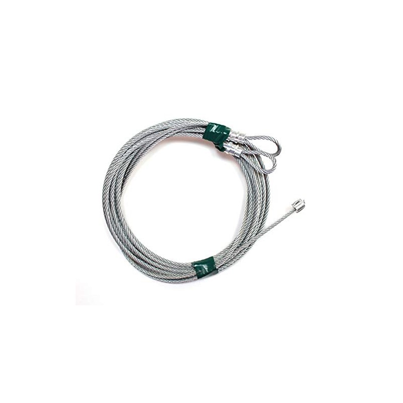 Garage Door Cables for Torsion Spring Doors, Door Height: 10',