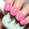Firedeep Pink Gel Nail Polish, 0.54 Fl Oz Large Bottle