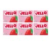 Jell-O Strawberry Gelatin Mix (6 oz Boxes, Pack of 6)