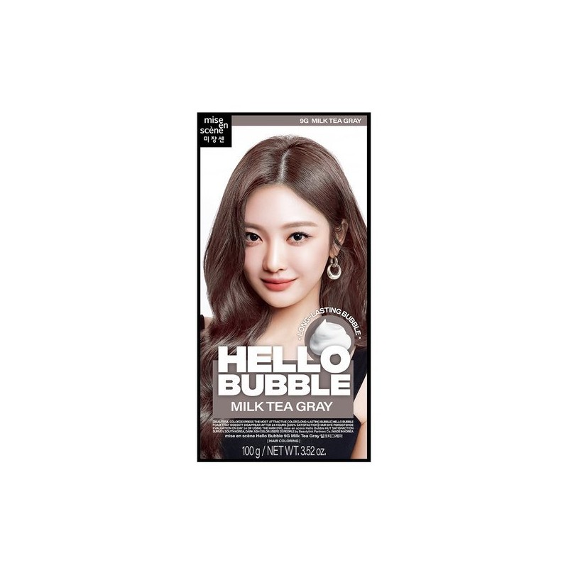 미쟝센 뉴 헬로버블 9G 밀크티그레이 100g Mise en Scène New
