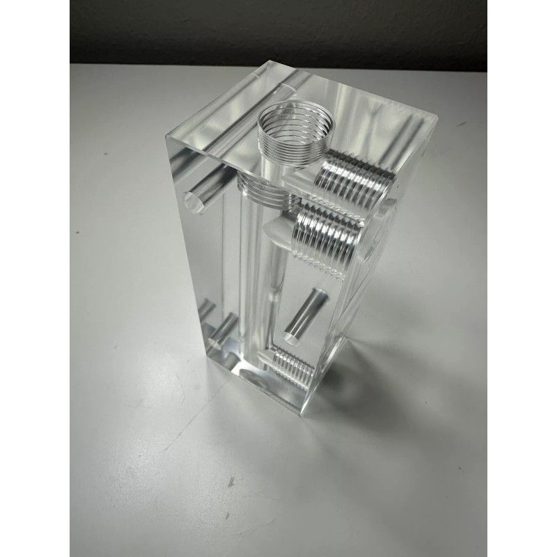 Generic 1/2” Clear Softwashing Manifold 2 Port