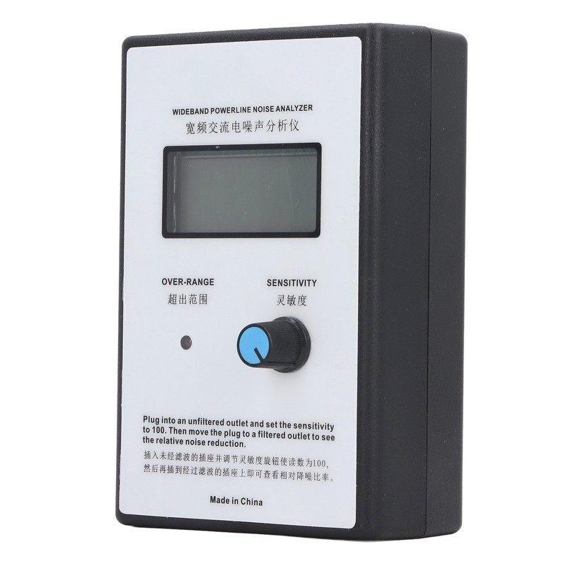 Noise Analyzer LCD Display Broadband 300KHz‑700KHz EMI AC Power Noise