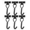 6Pcs Swing Magnetic Hook Set No Drilling Need Decorative Beautiful