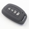 kcpros 2Pcs Black Rubber Silicone 4 Buttons Smart Key Fob