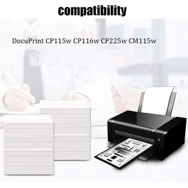 4 Pack Generic Toner Cartridge CT202264 CT202265 CT202266 CT202267 Compatible with Fuji Xerox DocuPrint CM115w CP115w CP225w CP116w CM225fw(1BK1C1M1Y)