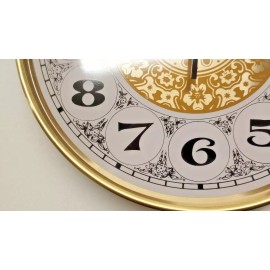 Quartz 7-7/8" Dia. Insert Clock Fit-Up  Fits 3-1/8" to 3-1/4" hole PREMIUM GRADE