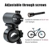 xiruiubao Torch Mount Bicycle, 360 Degree Rotatable Bicycle Light Holder