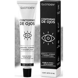 Contorno de Ojos en Gel-Hidratación y luminosidad- Atenúa Líneas de Expresión - Refresca y energiza tus ojos- Ligero y Rápida absorción- Sin fragancia-Sin parabenos- SkinCare-Todo Tipo de Piel | 15ml