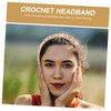FOMIYES Chic Crochet Flower Bandana Headwrap for Women Fashionable Hair
