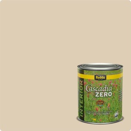 Rodda Paint CASCADIA ZERO Interior Satin Low VOC Paint & Primer in One, Quart, Lambswool