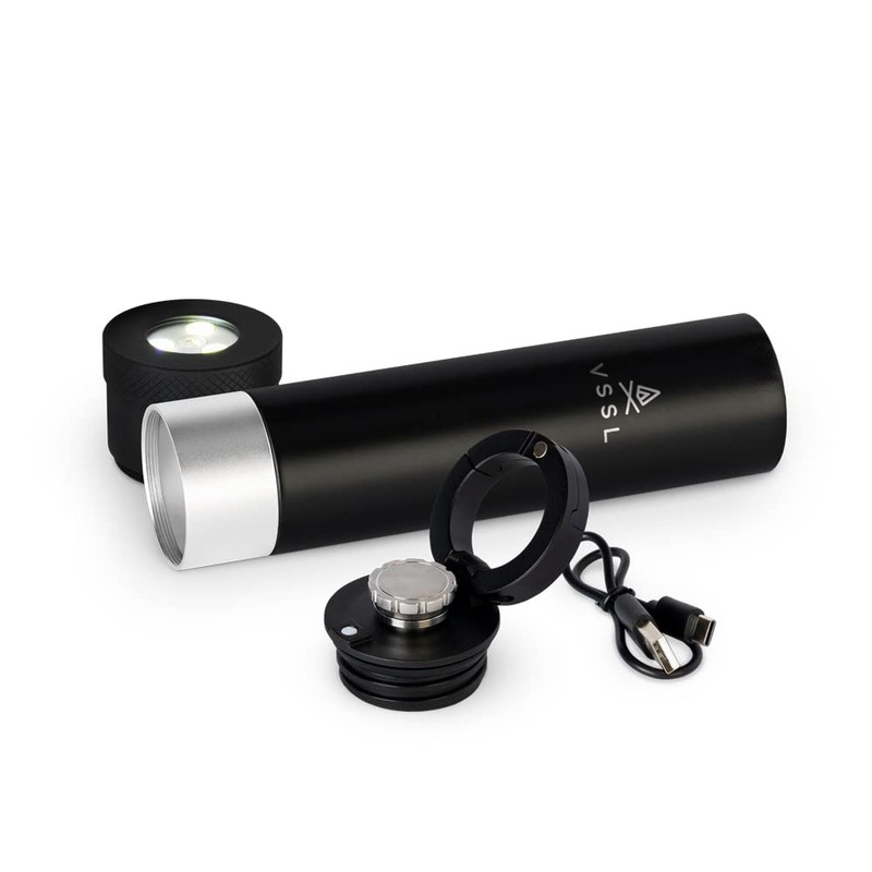 VSSL Insulated Flask with Light, 8 oz Double-Walled Vacuum Sealed