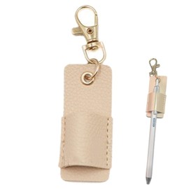 ESJNNK Pen Holder Lanyard Clip PU Leather with Metal Clip Neck Holder Anti-Lost Space Saver Convenient Portable Pen Insert Accessory for Nurses, Students, Businessmen