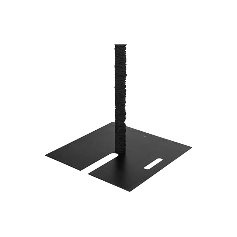 1 Pc, 10Ft Spandex Upright Pole Cover - Black For